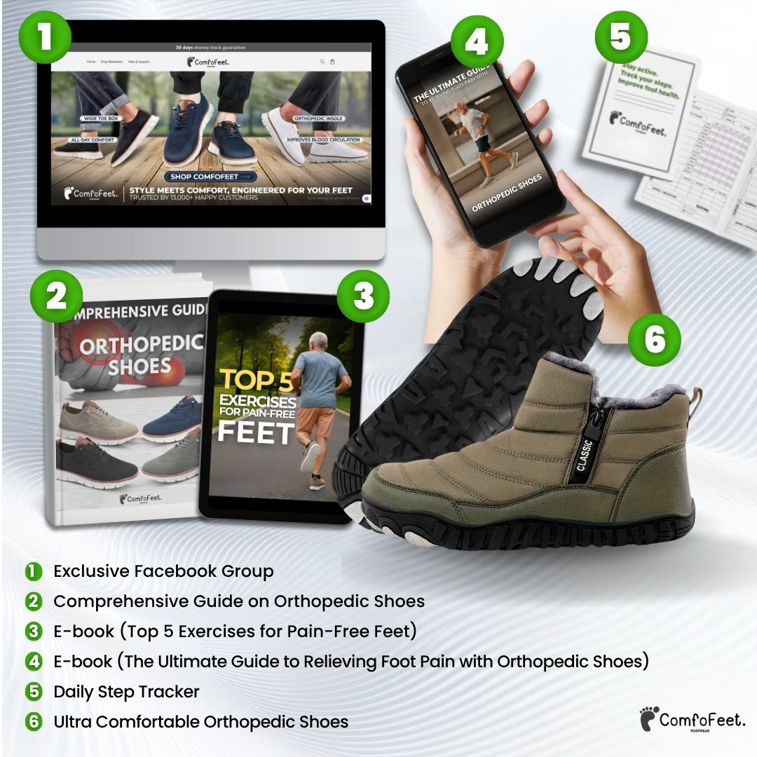 Max Cold  – Ergonomic & Supportive Wide Toe Box Shoes (Unisex)